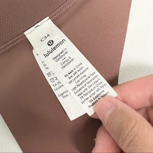 NWT Lululemon Take Shape Bra 34C - Picture 6 of 9